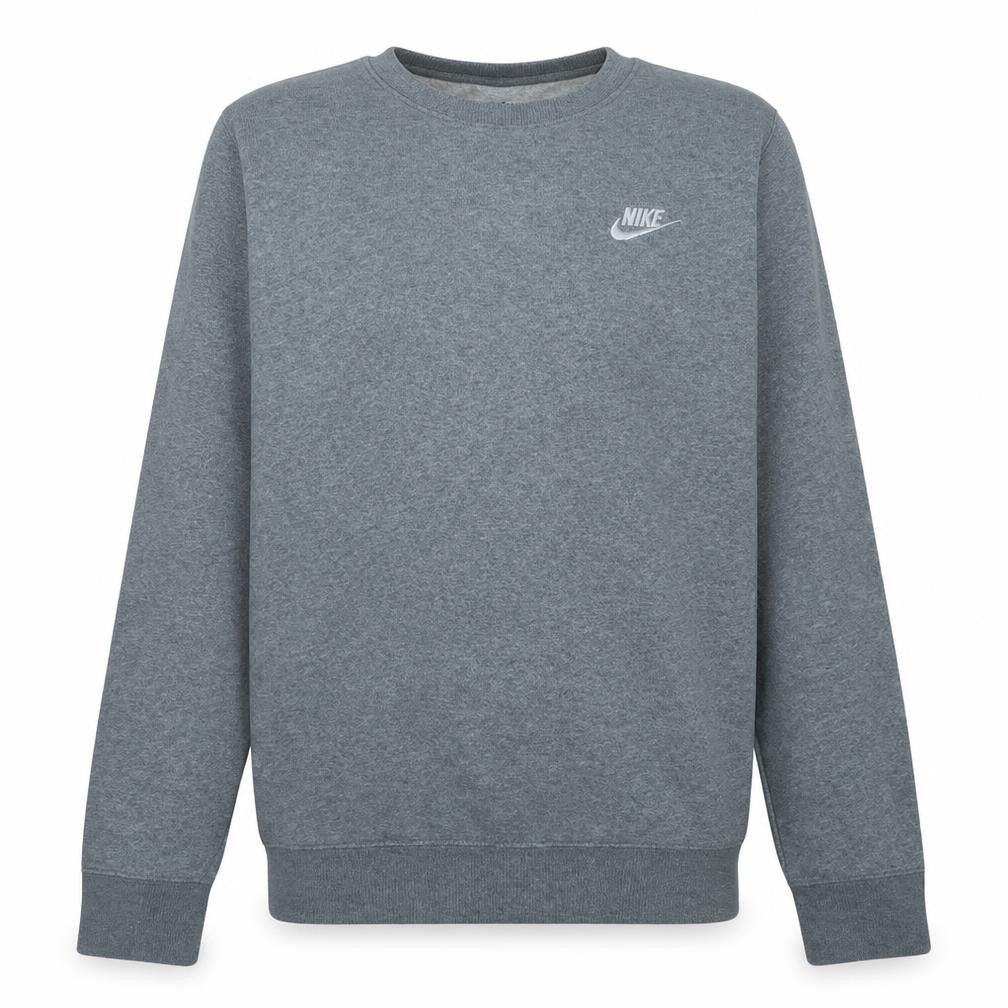 Nike Men's Grey XS Crew Neck Pullover Fleece Sweatshirt