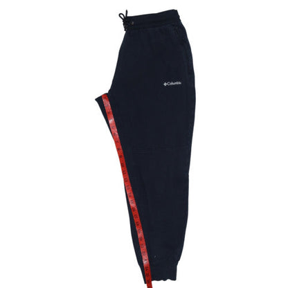 Columbia Men's Black Fleece Joggers M Regular Fit Elastic Waist