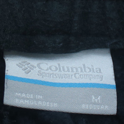 Columbia Men's Black Fleece Joggers M Regular Fit Elastic Waist