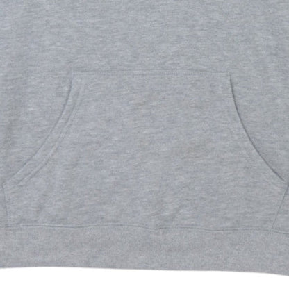Champion Men's Grey & Teal Pullover Hoodie 2XL Graphic Print