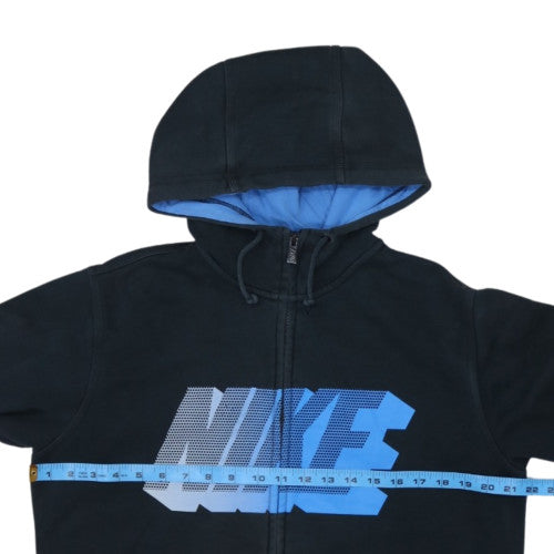 Nike Men's Black Full Zip Hoodie M Sports Fleece Lined