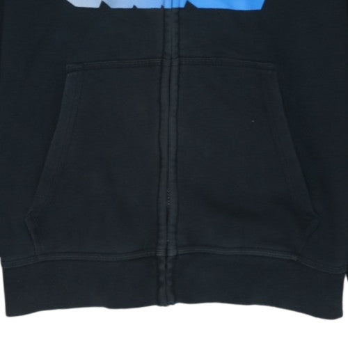 Nike Men's Black Full Zip Hoodie M Sports Fleece Lined