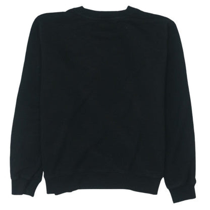 Calvin Klein Jeans Women Black L Sweatshirt Logo Cotton Crew Neck