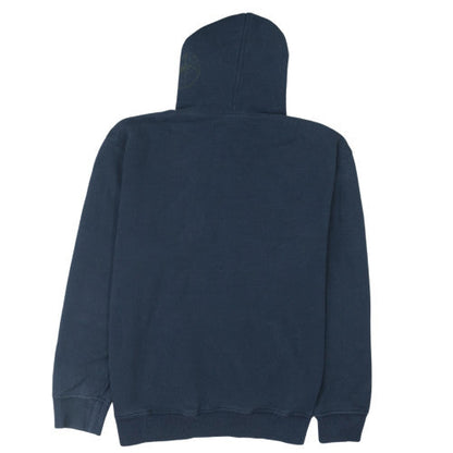Quiksilver Men's Blue Pullover Hoodie XL Fleece Logo Surf Style