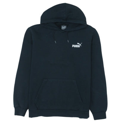 Puma Men's Black XL Pullover Hoodie Fleece Logo Sweatshirt