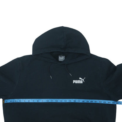 Puma Men's Black XL Pullover Hoodie Fleece Logo Sweatshirt