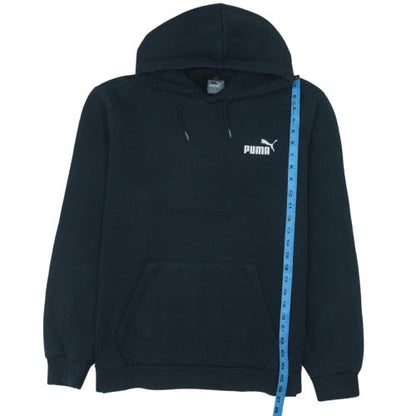 Puma Men's Black XL Pullover Hoodie Fleece Logo Sweatshirt