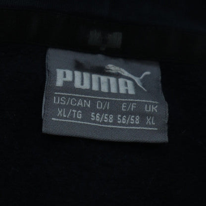 Puma Men's Black XL Pullover Hoodie Fleece Logo Sweatshirt