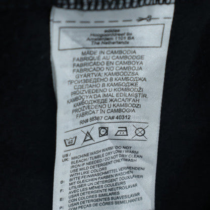 Adidas Men's Black XL Pullover Hoodie with Logo and Pocket