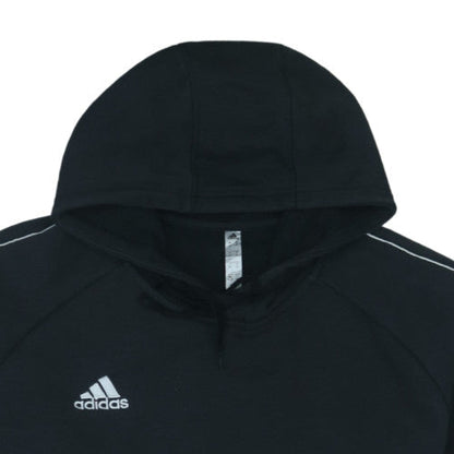 Adidas Men's Black XL Pullover Hoodie with Logo and Pocket