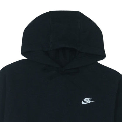 Nike Mens Black Pullover Hoodie M Regular Fit Fleece Sweatshirt