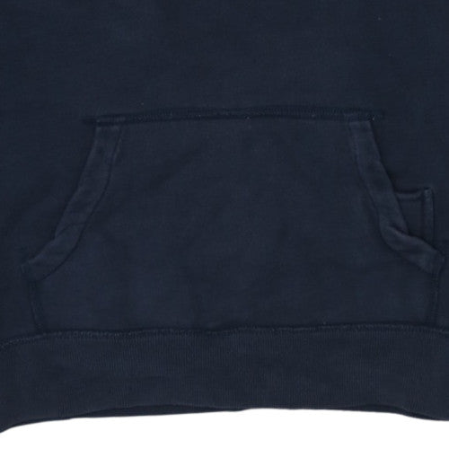 Ralph Lauren Men's Blue 2XL Henley Hoodie with Logo
