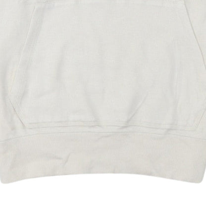 Puma Men's Beige Pullover Hoodie Size S Embroidered Sportswear
