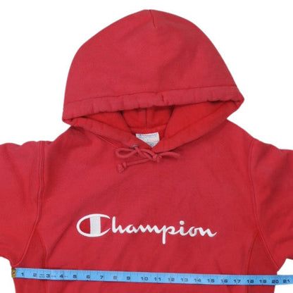 Champion Men's Red Reverse Weave Pullover Hoodie Size S