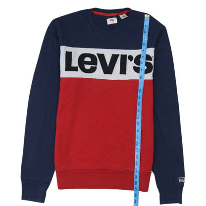 Levi's Men's Multicoloured Crew Neck Pullover Sweatshirt M