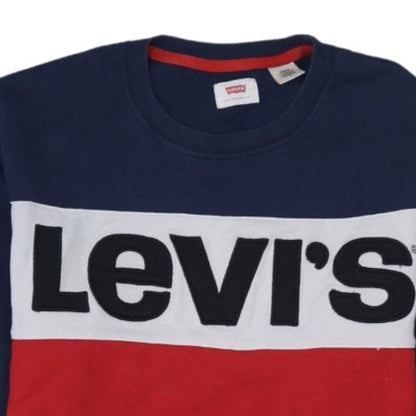 Levi's Men's Multicoloured Crew Neck Pullover Sweatshirt M