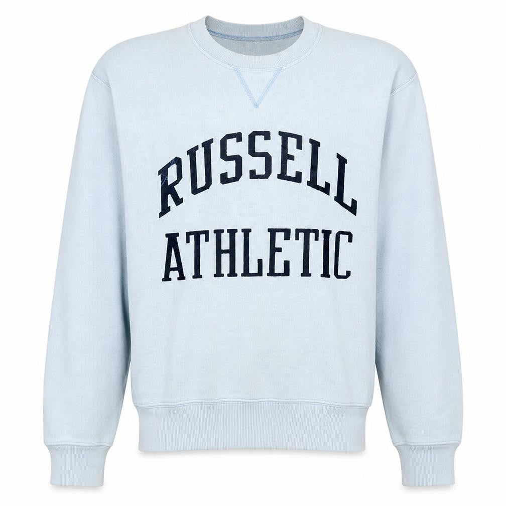 Russell Athletic Mens Blue Small Pullover Crew Sweatshirt
