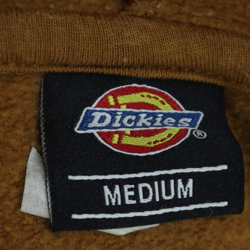 Dickies Men's Brown Pullover Hoodie Medium Fleece Graphic Logo