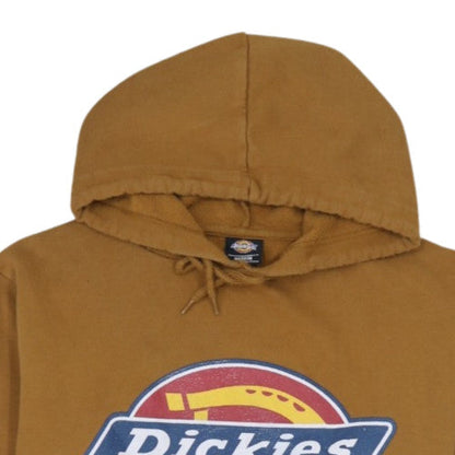 Dickies Men's Brown Pullover Hoodie Medium Fleece Graphic Logo