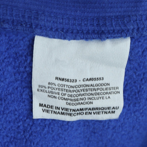 Nike Men's Blue 3XL Pullover Hoodie Track & Field Graphic Fleece