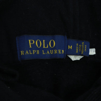 Polo Ralph Lauren Women's Black Pullover Hoodie Medium Cotton Blend