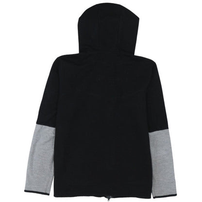Nike Men's Grey Black Full Zip Hoodie XL Regular Fit