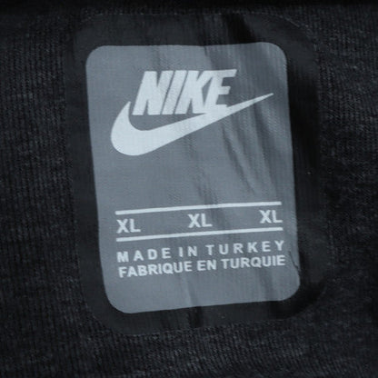 Nike Men's Grey Black Full Zip Hoodie XL Regular Fit