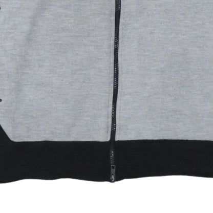 Nike Men's Grey Black Full Zip Hoodie XL Regular Fit