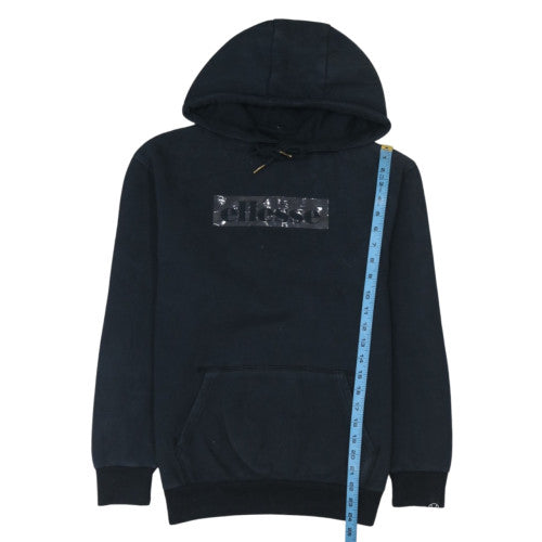 Ellesse Mens Black Pullover Hoodie Size S Fleece Logo Sportswear