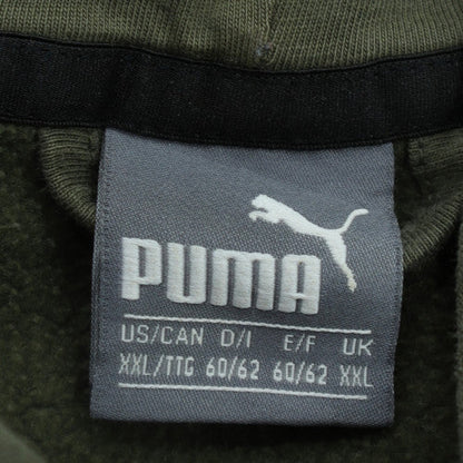 Puma Men's Green 2XL Full Zip Fleece Hoodie Sweatshirt