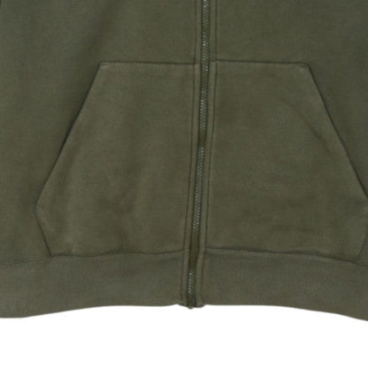 Puma Men's Green 2XL Full Zip Fleece Hoodie Sweatshirt