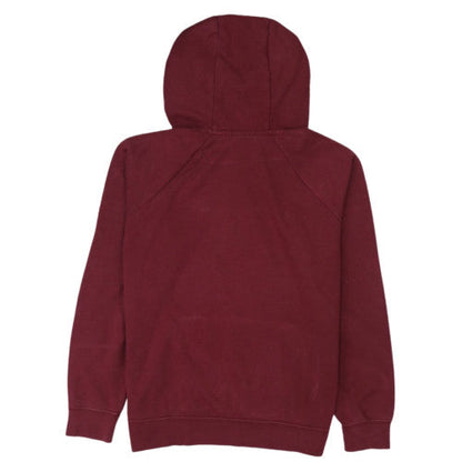 Nike Men's Red Pullover Hoodie M Regular Fit Sports Fleece