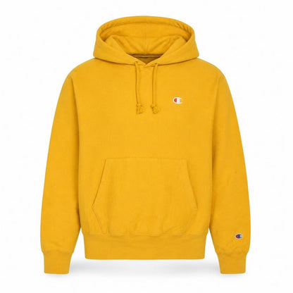 Champion Men's Yellow XS Reverse Weave Pullover Hoodie