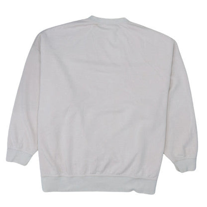 Nike Women Beige Crew Neck Pullover Sweatshirt L