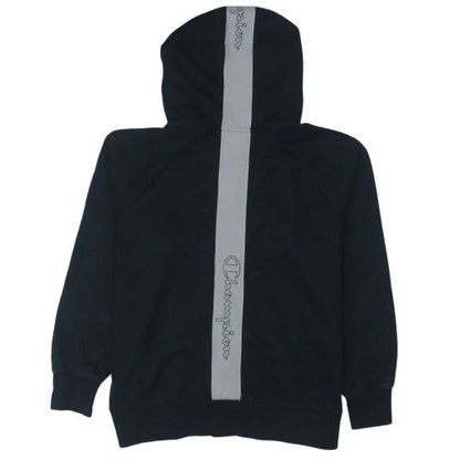 Champion Men's Black Full Zip Hoodie L Regular Fit Sportswear
