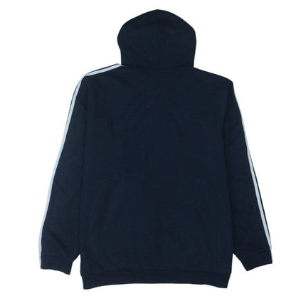 adidas Mens Black 2XL Pullover Hoodie with Logo Sports Style