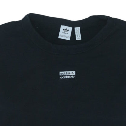 Adidas Women's Black Crew Neck Pullover Sweatshirt Size 14