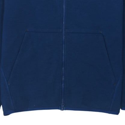 Nike Men's Blue Full Zip Hoodie L Regular Fit Fleece Sweatshirt