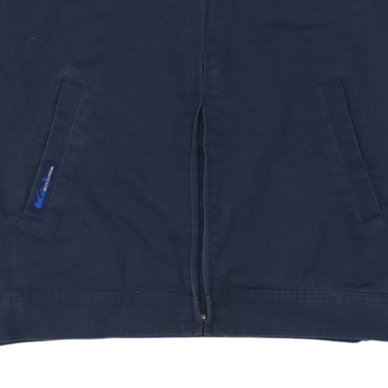 Quiksilver Men’s Blue Full Zip Cotton Jacket Size L Casual Retro