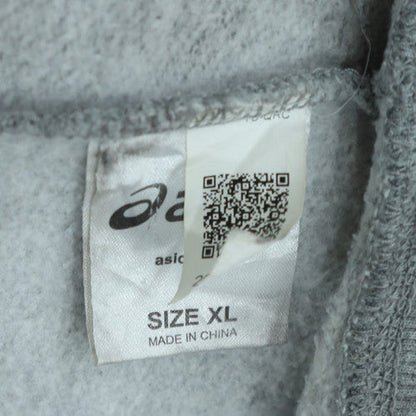 Asics Men's Grey Full Zip Hoodie XL Sports Fleece