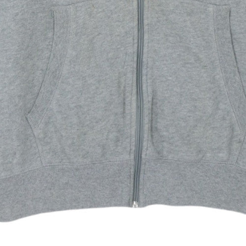Asics Men's Grey Full Zip Hoodie XL Sports Fleece