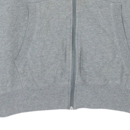 Asics Men's Grey Full Zip Hoodie XL Sports Fleece