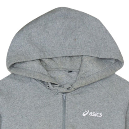 Asics Men's Grey Full Zip Hoodie XL Sports Fleece