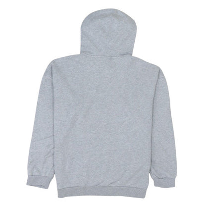 Adidas Women Grey Pullover Hoodie Lined Cotton Blend Size 8