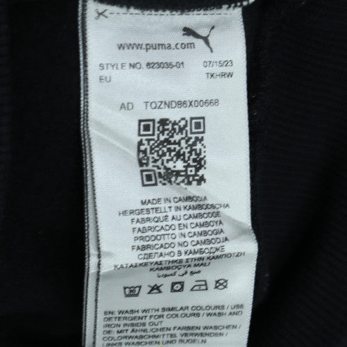 Puma Men's Black Pullover Hoodie Sportswear S Regular Fit