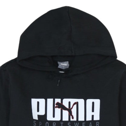 Puma Men's Black Pullover Hoodie Sportswear S Regular Fit