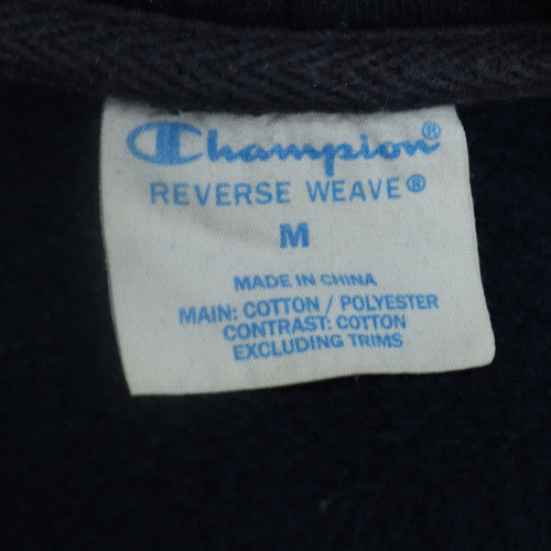 Champion Men's Blue Reverse Weave Pullover Hoodie Size M