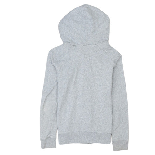 Levi's Women Grey Full Zip Hoodie XS Hooded Graphic Casual
