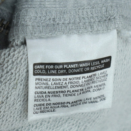 Levi's Women Grey Full Zip Hoodie XS Hooded Graphic Casual