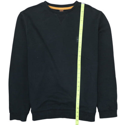 BOSS Men Black M Crew Neck Pullover Sweatshirt with Logo